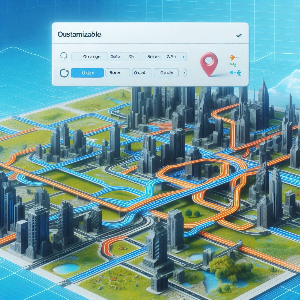  Customizable Route Maps showing optimized paths.